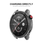 For Amazfit GTR 4 ENKAY Hat-Prince Transparent TPU Case with Screen Film - Image 3