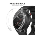 For Amazfit GTR 4 ENKAY Hat-Prince Transparent TPU Case with Screen Film - Image 4