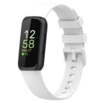 For Fitbit Inspire 3 Solid Color Silicone Watch Band