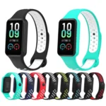 Loop Two-Color Breathable Silicone Watch Band - Image 2
