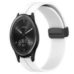 20mm Solid Color Magnetic Clasp Silicone Watch Band