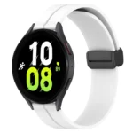 20mm Solid Color Magnetic Clasp Silicone Watch Band