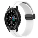 20mm Solid Color Magnetic Clasp Silicone Watch Band