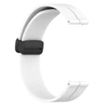 22mm Solid Color Magnetic Clasp Silicone Watch Band - Image 6