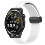 22mm Solid Color Magnetic Clasp Silicone Watch Band