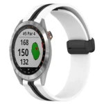20mm Folding Magnetic Clasp Silicone Watch Band
