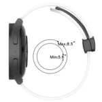 20mm Folding Magnetic Clasp Silicone Watch Band - Image 5