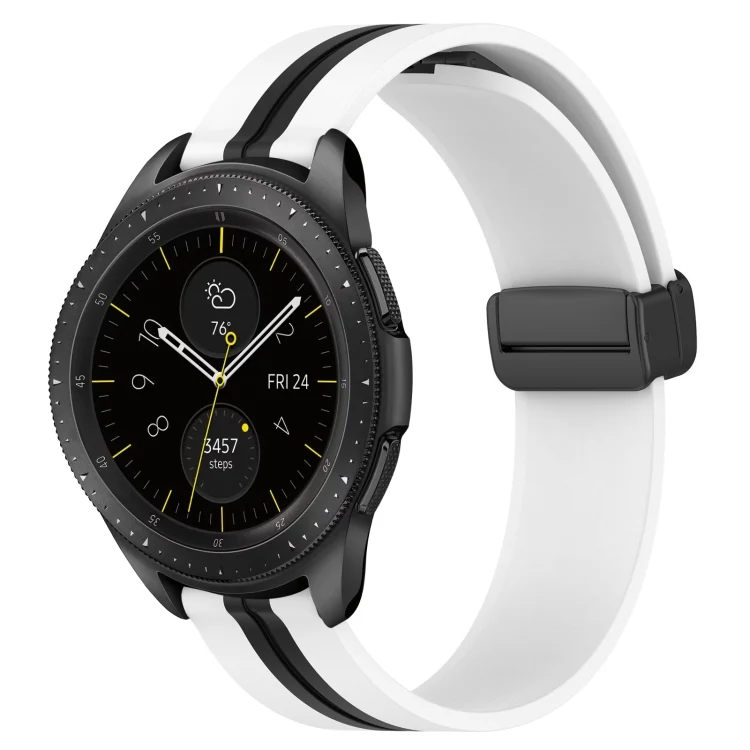 20mm Folding Magnetic Clasp Silicone Watch Band