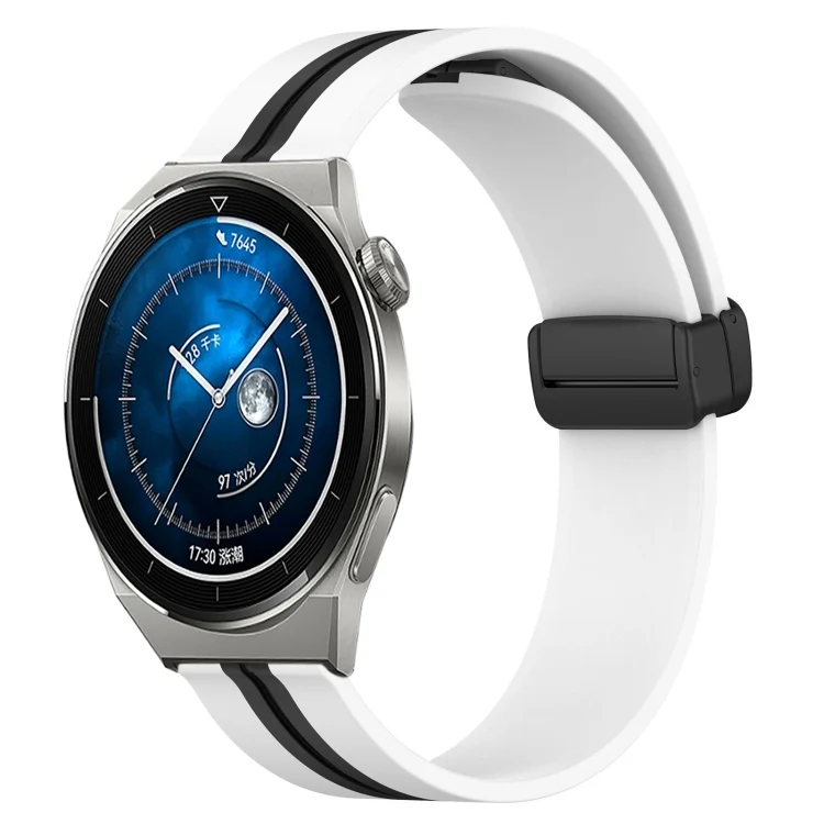 20mm Folding Magnetic Clasp Silicone Watch Band