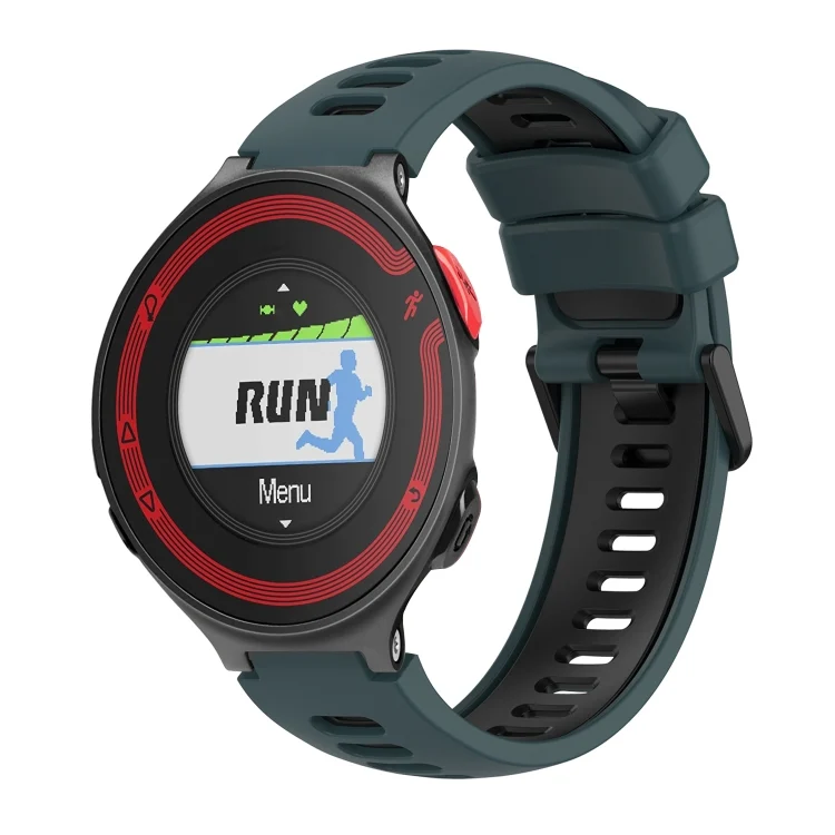 Two-Color Silicone Watch Band