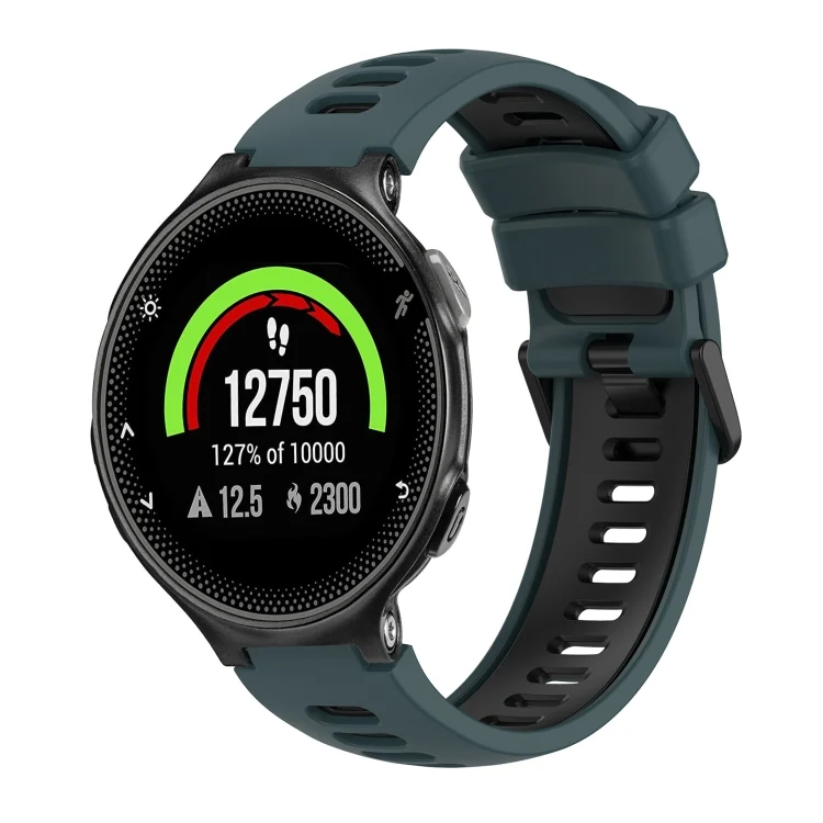 Two-Color Silicone Watch Band