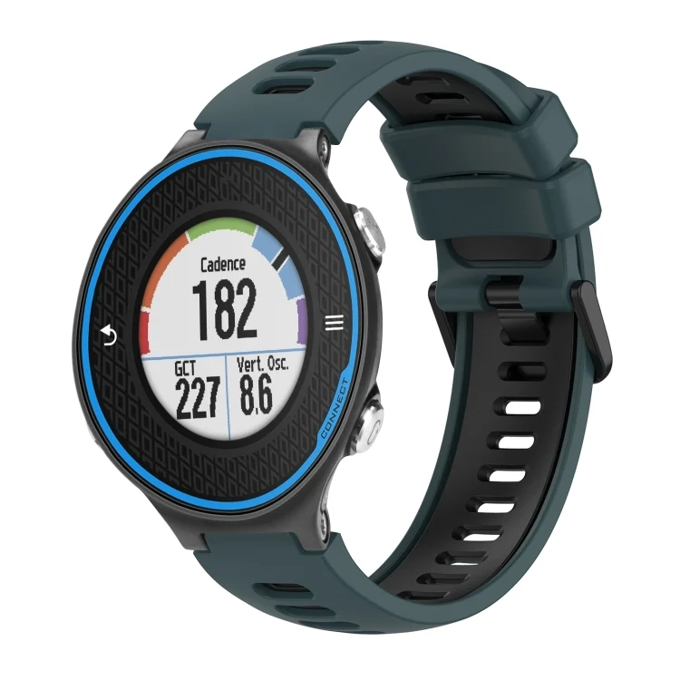 Two-Color Silicone Watch Band