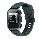 Two-Color Silicone Watch Band