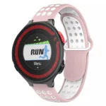 Two-Color Punched Breathable Silicone Watch Band
