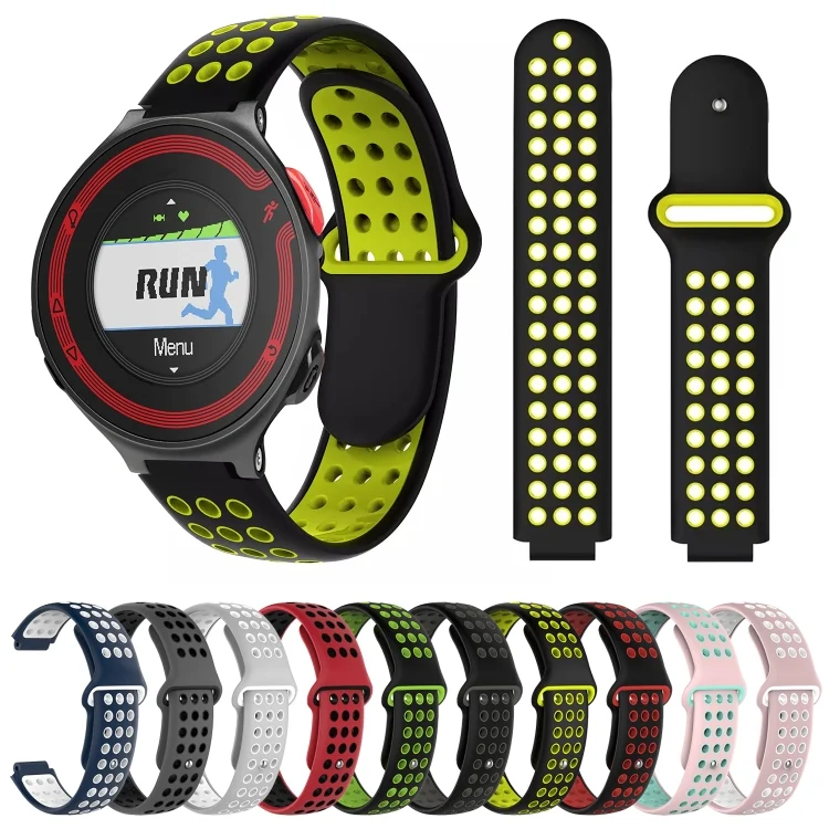 SYA002029601_B1.webp Two-Color Punched Breathable Silicone Watch Band - Image 2