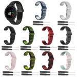 Two-Color Punched Breathable Silicone Watch Band - Image 3