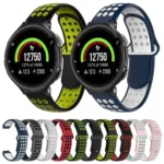 Two-Color Punched Breathable Silicone Watch Band - Image 2