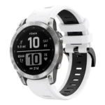 22mm Two-Color Sports Silicone Watch Band