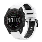 22mm Two-Color Sports Silicone Watch Band