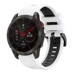 22mm Two-Color Sports Silicone Watch Band