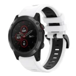 22mm Two-Color Sports Silicone Watch Band