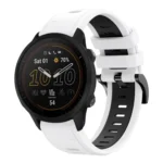22mm Two-Color Sports Silicone Watch Band