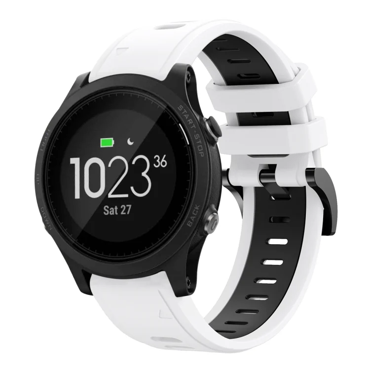22mm Two-Color Sports Silicone Watch Band