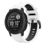 22mm Two-Color Sports Silicone Watch Band