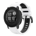 22mm Two-Color Sports Silicone Watch Band