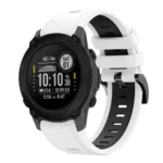 22mm Two-Color Sports Silicone Watch Band