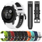 22mm Two-Color Sports Silicone Watch Band - Image 2