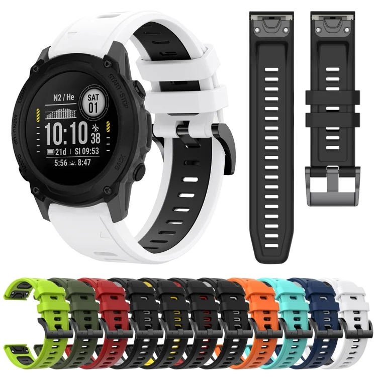 SYA002030118_B1.webp 22mm Two-Color Sports Silicone Watch Band - Image 2