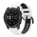 26mm Two-Color Sports Silicone Watch Band