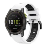26mm Two-Color Sports Silicone Watch Band