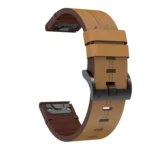 22mm Leather Steel Buckle Watch Band - Image 7