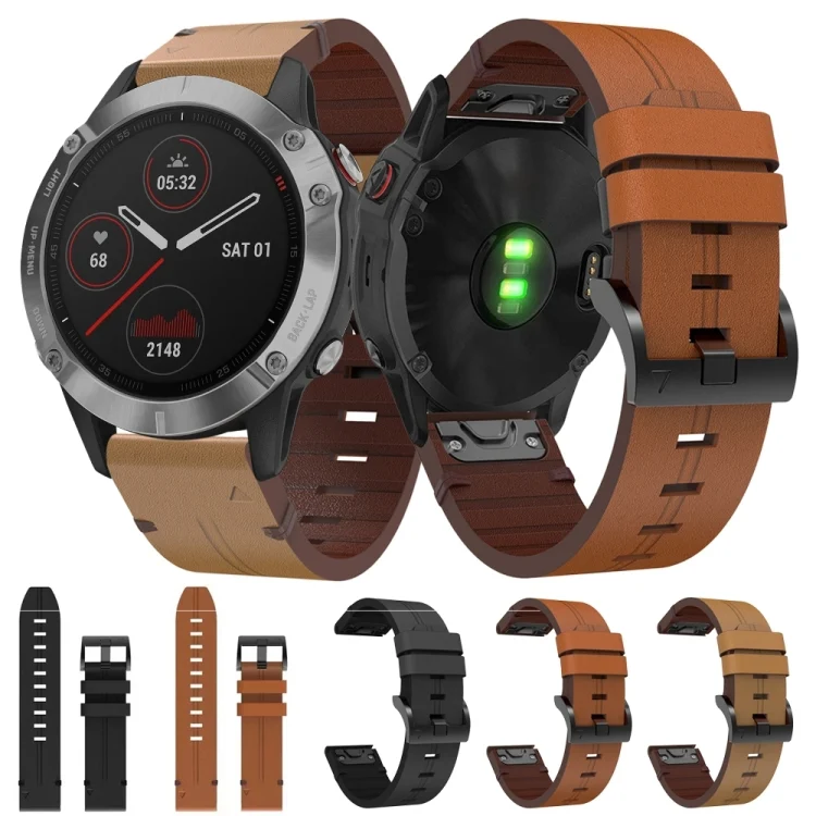 SYA002033509_B2.webp 22mm Leather Steel Buckle Watch Band - Image 3