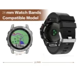 26mm Leather Steel Buckle Watch Band - Image 4