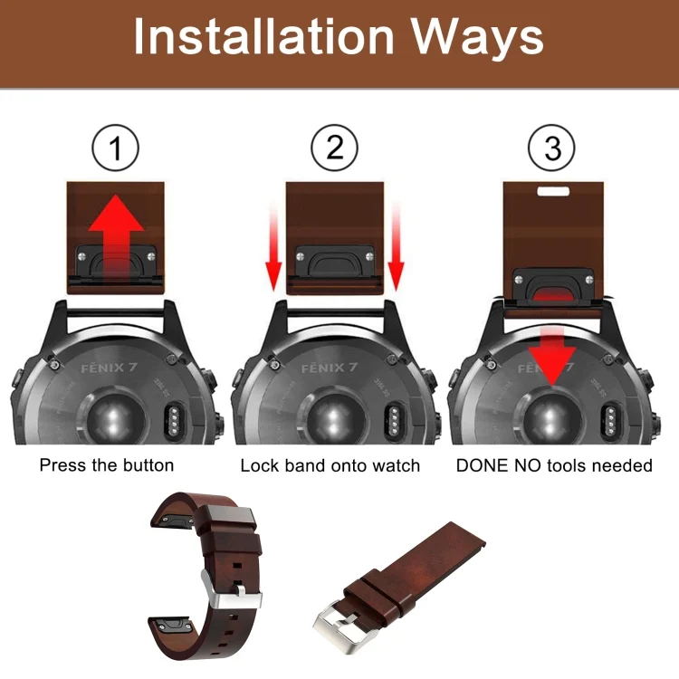 SYA002034611_B4.webp 26mm Leather Steel Buckle Watch Band - Image 5