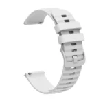 20mm Wavy Dot Pattern Solid Color Silicone Watch Band - Image 6
