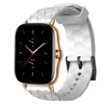 20mm Football Pattern Solid Color Silicone Watch Band