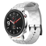 22mm Football Pattern Solid Color Silicone Watch Band