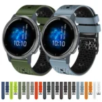 22mm Perforated Two-Color Silicone Watch Band - Image 2