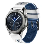 22mm Perforated Two-Color Silicone Watch Band