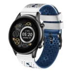 22mm Perforated Two-Color Silicone Watch Band