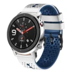 22mm Perforated Two-Color Silicone Watch Band