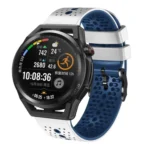 22mm Perforated Two-Color Silicone Watch Band