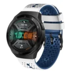 22mm Perforated Two-Color Silicone Watch Band