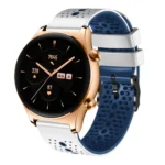 22mm Perforated Two-Color Silicone Watch Band