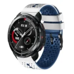22mm Perforated Two-Color Silicone Watch Band