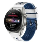 22mm Perforated Two-Color Silicone Watch Band